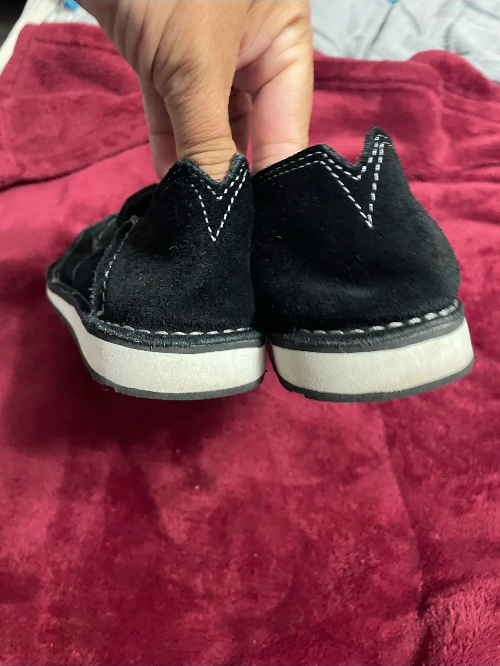 Ariat women’s cruiser slip on shoes black suede size 9